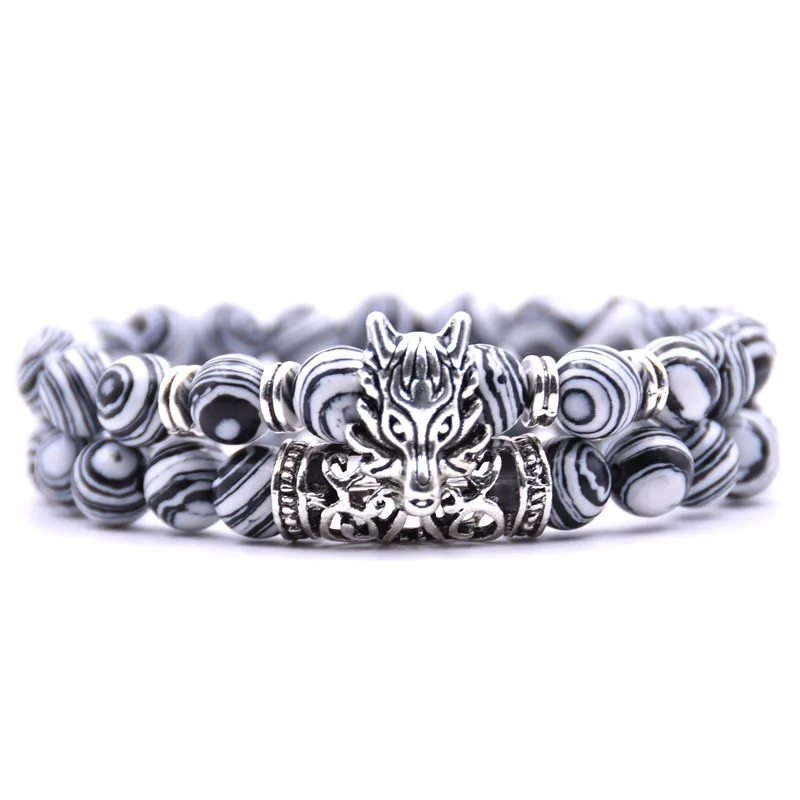 Conjunto De Pulseiras Elásticas Com Cabeça De Dragão