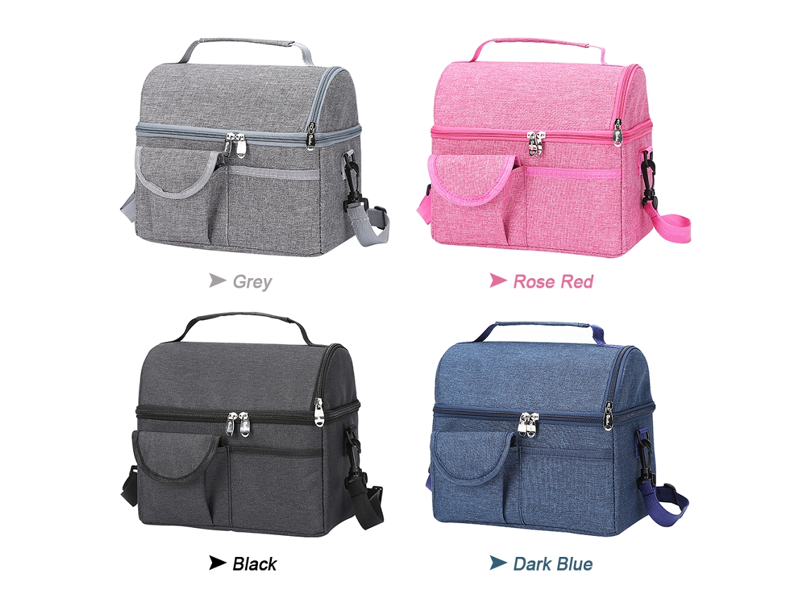 Bolsa Isolada Portátil para Almoço e Picnic