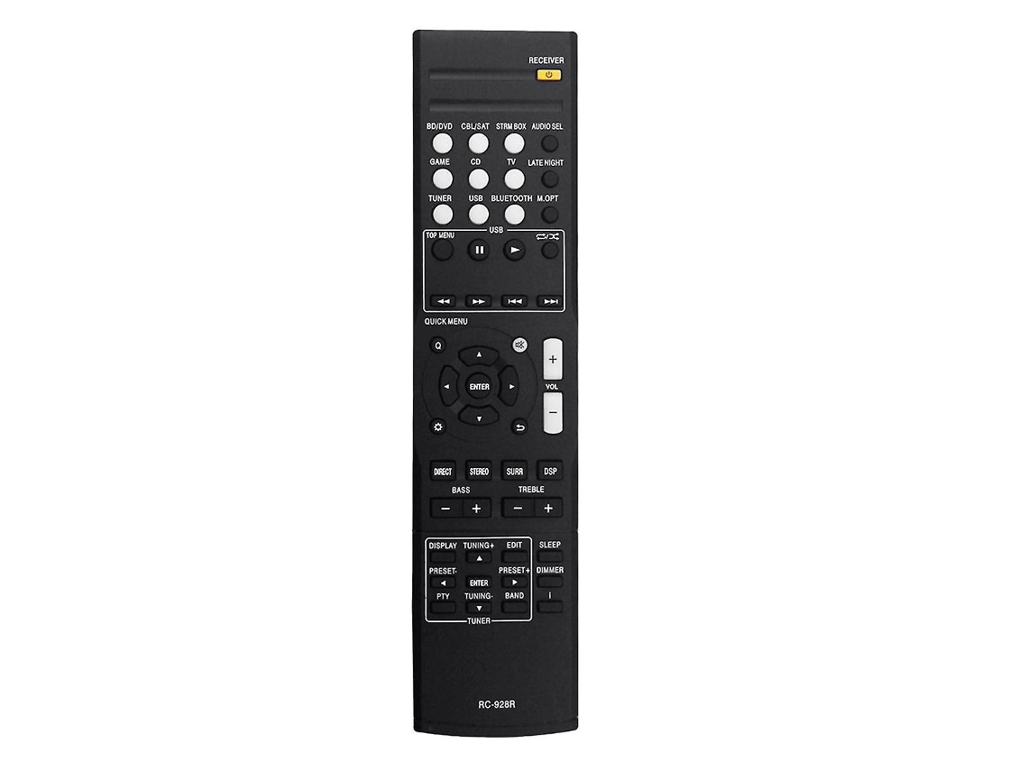 Controle Remoto Substituto Compatível Com Rc-928r Receptor Av Ht-s3900 Tx-sr373