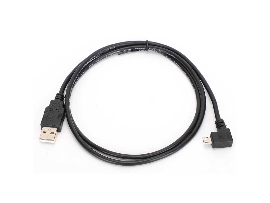 Cabo Mali Micro Usb para Usb, Ângulo Reto, 1m, Dados e Carregamento
