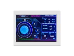 Tela Ips de 3,5 Polegadas para Monitoramento Cpu/gpu, Carcaça Abs, Diy Tema, Sem Fonte Adicional S/MARCA