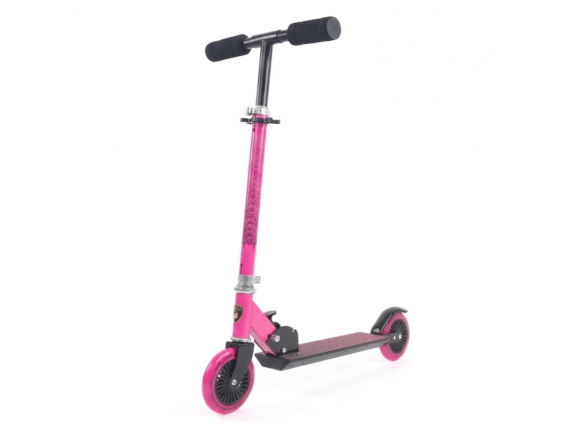 Trotinete Infantil Lamborghini - Scooter - De 3 Anos - Dobrável - Rosa