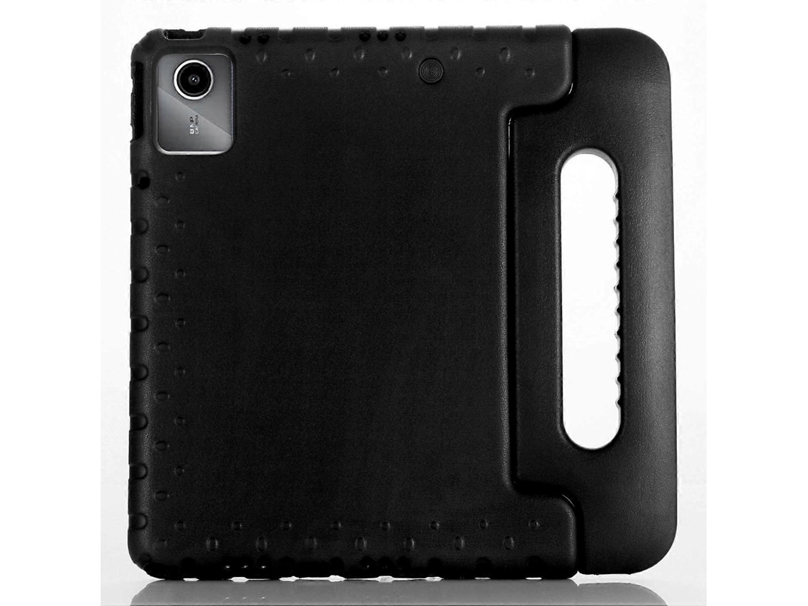 Capa para Lenovo Tab M11 Xiaoxin Pad 11 2024 com alça de EVA e suporte, preta, Hengrongshen