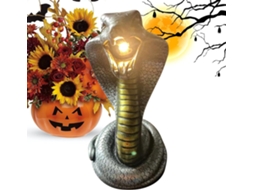 Halloween Abajur Em Formato Cobra Luminária Cabeceira Colecionável