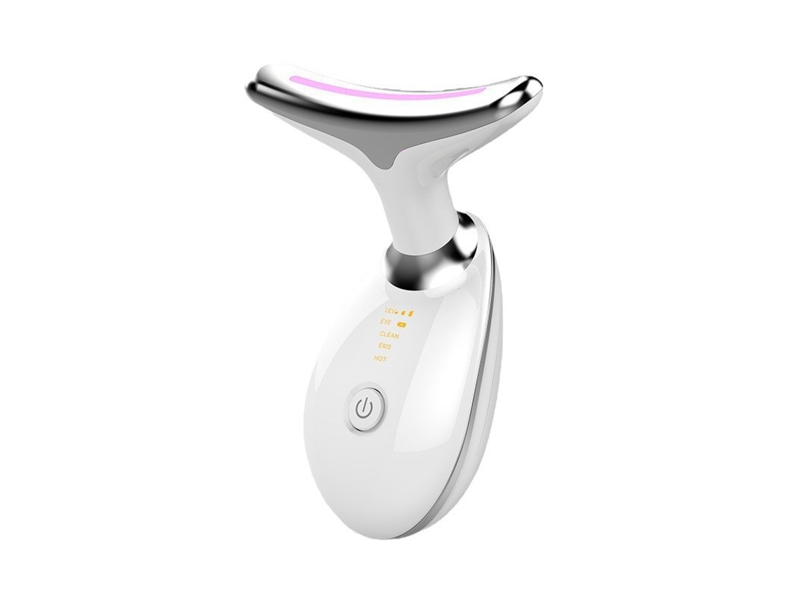 Massageador Facial Com Terapia De Luz Led Ems, Firmador, Antirrugas E Clareador, Remoção De Queixo Duplo SUNNY SPACES