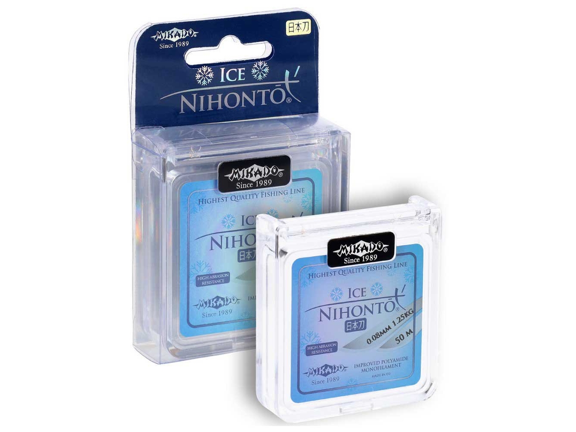 Monofilamento Nihonto Ice 50 M Azul 0.120 Mmmikado