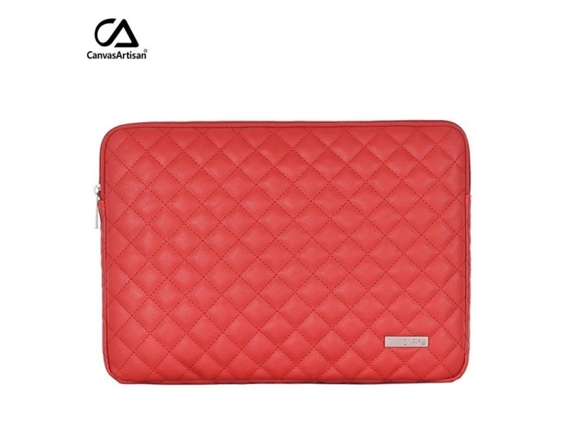 Capa para laptop Aquaforge de 17 polegadas, vermelha