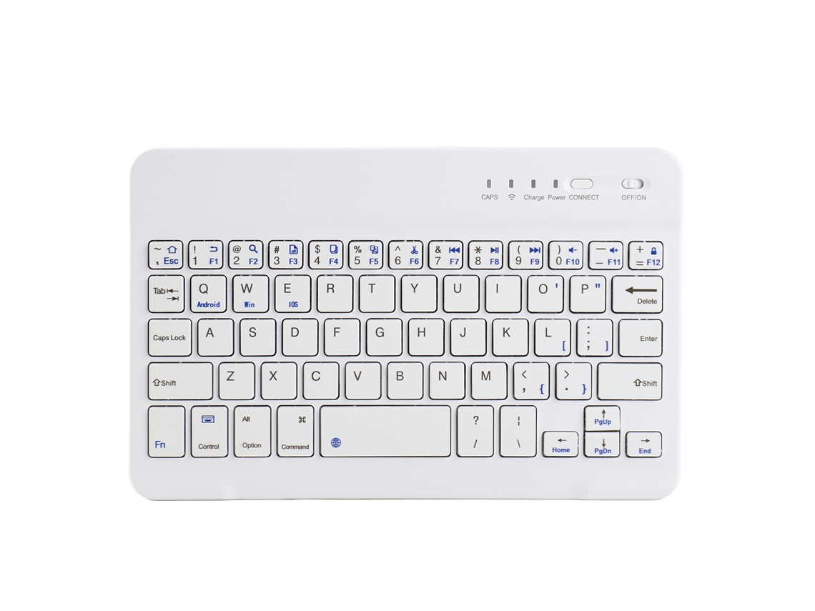 Teclado Sem Fio De 7 Polegadas Silencioso Compacto Ultrafino Bluetooth Teclado Único Sem Fio Para Telefone Tablet Pc