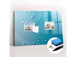 Quadro Magnético Decorativo Gotas De Água Para A Cozinha Espelharte (60x40 Cm)