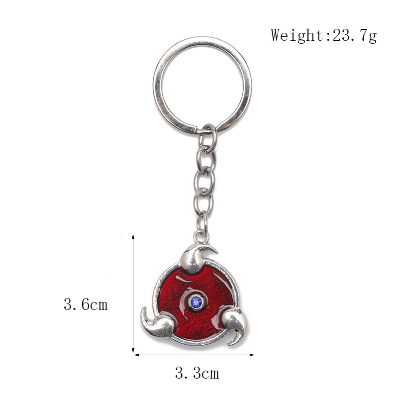 Akatsuki and Uchiha Logo Keychain / Naruto Cloud Key Chain