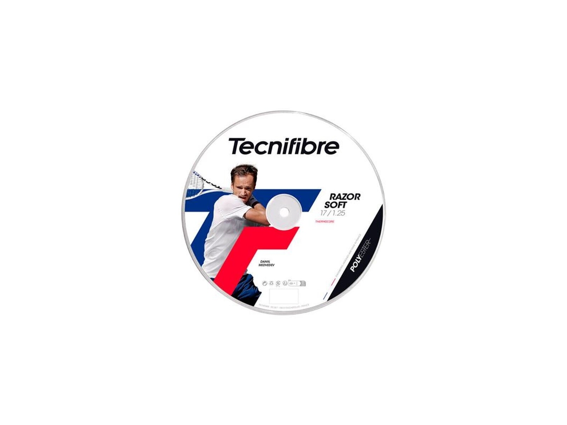 Corda para Raquetes TECNIFIBRE Razor Soft (branco)