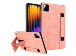 Capa Hexinyigjly Para Xiaomi Mi Pad 8/8pro (11 Polegadas) , Pu Estilo Retrô, Com Suporte Integrado Rosa