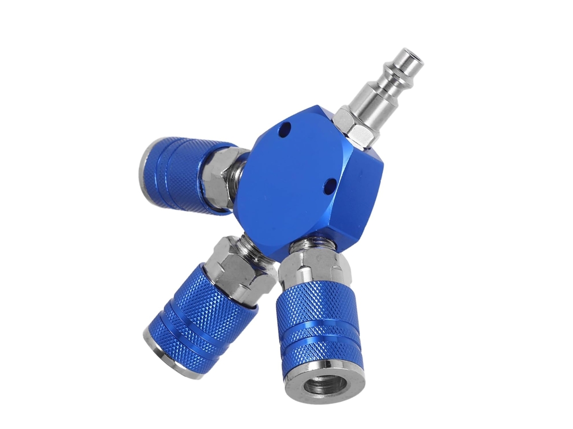 Topbathy Conexão para Mangueira de Ar Stobaza, Divisor Pneumático Engate Rápido, Acoplador Industrial Plano