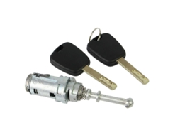 Cilindro De Fechadura Da Porta Dianteira Esquerda Para Citroen C2 C3 2002-2010 Com 2 Chaves