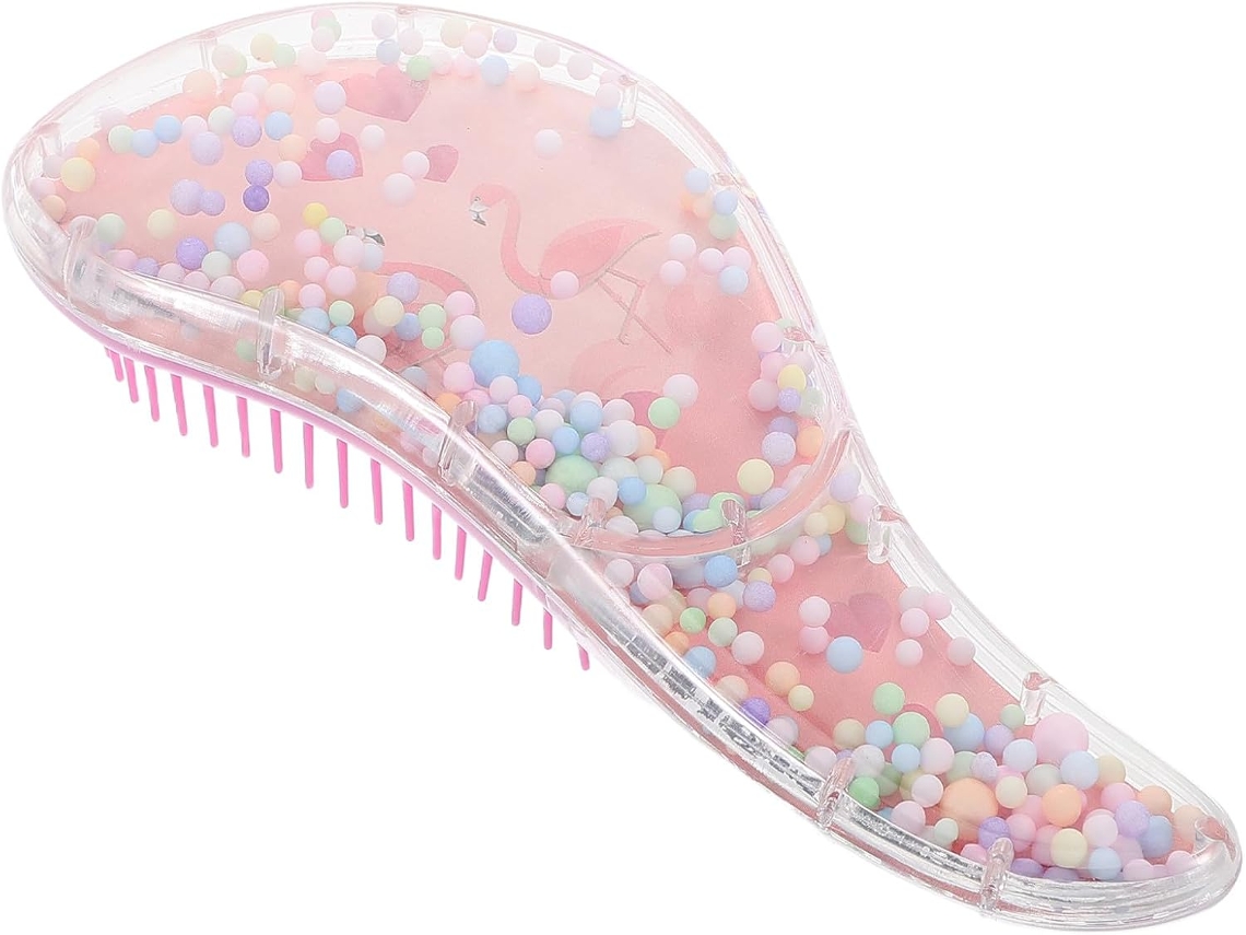 Escova De Cabelo Portátil Outanaya Para Viajantes, Pente De Plástico Macio E Silicone, Design Anti Emaranhamento Para