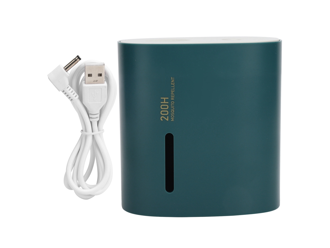 Repelente De Mosquitos Laxiscreed Indoor Com Alimentação Usb E Sem Cheiro, Verde Escuro