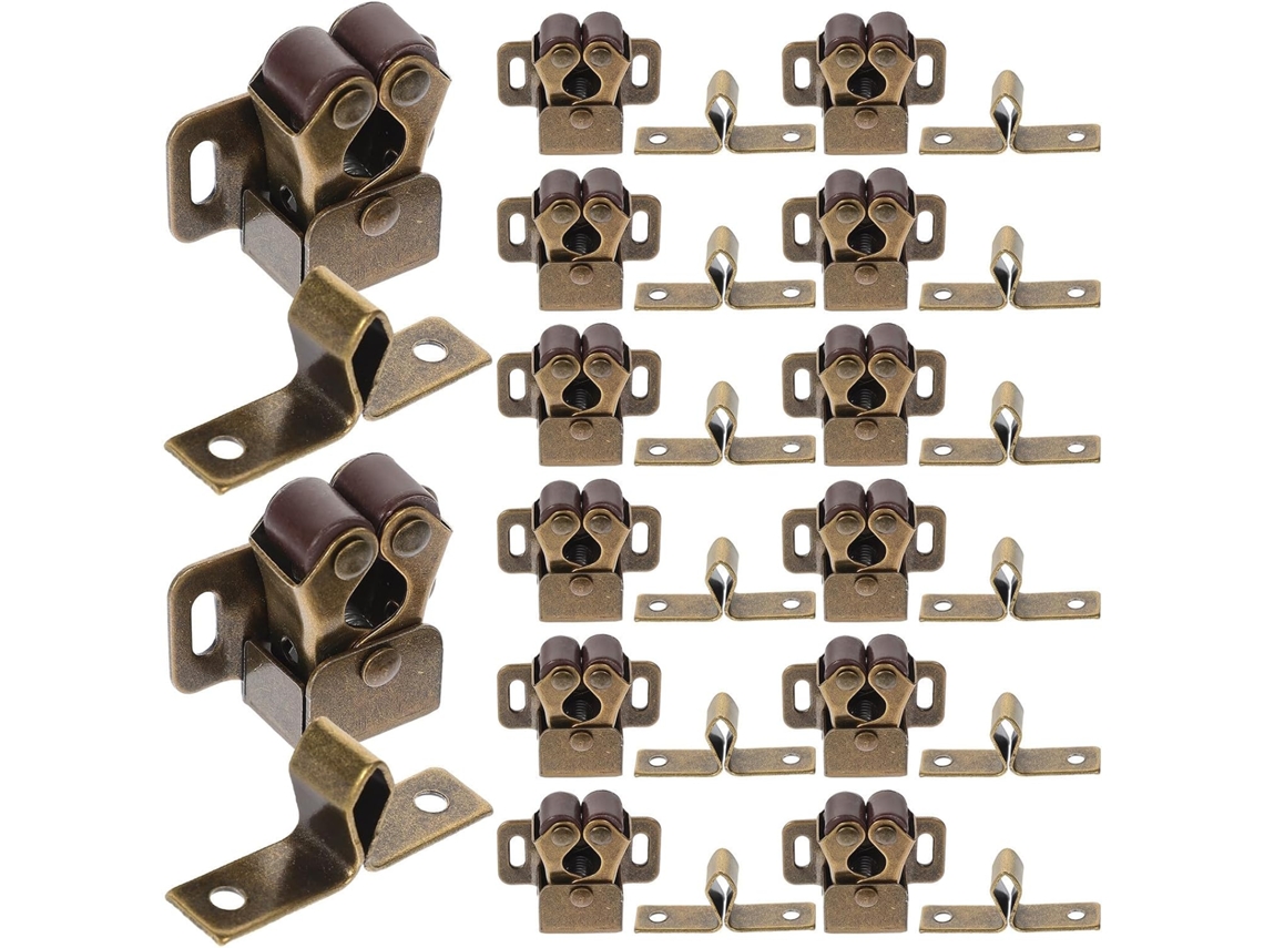 Fecho De Porta Zerodeko, Estilo Vintage, Discreto, Com Esfera, Em Ferro Marrom, 20 Peças Para Armários E Ferragens