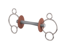 Snaffle Suave 3 Comfort Prateado 130 Mmberis