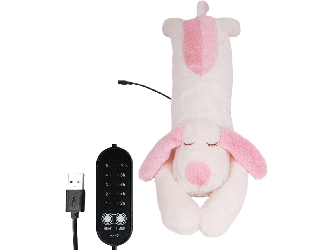 Almofada Aquecida de Pelúcia para Cães Aquecimento Elétrica com Usb, Desligamento Automático, CHABERLU