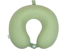 Travesseiro Cervical Para Viagem, Travesseiro De Viagem De Espuma Viscoelástica Formato U Para Suporte De Pescoço E Cabeça, Verde