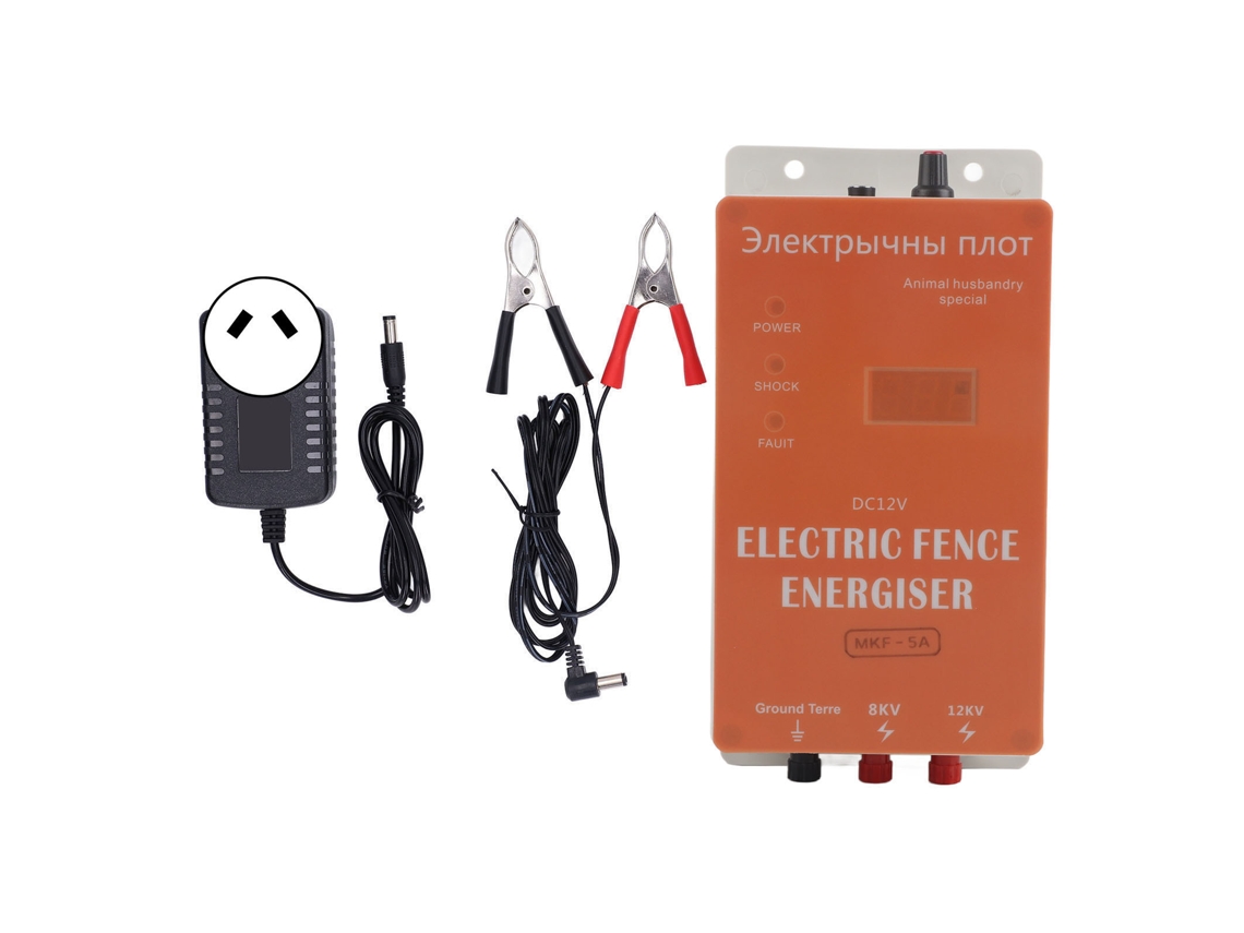Carregador Solar Cerca Elétrica 5km 8kv/12kv para Animais