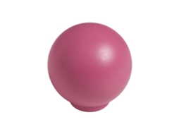 Pacote com 50 Puxadores de Bola Abs de 29 mm de Diâmetro Magenta Fosco HARDWAREXCHANGE