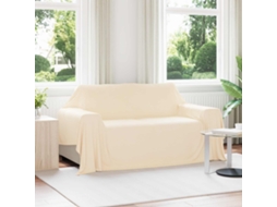 Vidaxl Cobertor Creme 280 X 210 Cm Lã
