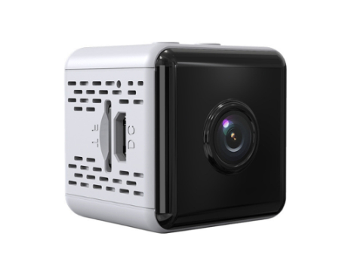 Mini câmera espiã, câmera oculta WiFi para segurança residencial, 1080P HD com visão noturna e detecção de movimento, branca Bestvite