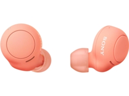 Auriculares Bluetooth True Wireless SONY WF C500 (In Ear - Microfone - Laranja)