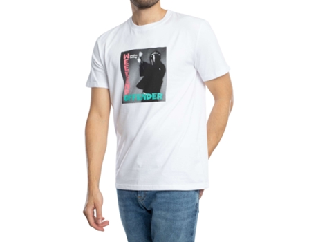 T-shirt De Homem Weekend Offender London Calling Algodão Branco (m)