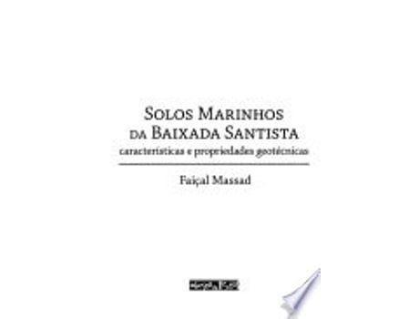 Livro SOLOS MARINHOS DA BAIXADA SANTISTA de MASSAD, FAIÇAL (Português do Brasil)