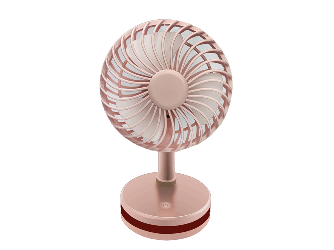 Mini Ventilador De Mesa Usb Com Duas Pás