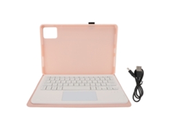 2026zentro-capa Com Teclado Touchpad Desmontável E Iluminação 7 Cores Para Tab M11 K11 Lte 11 Polegadas 2024 Roseate