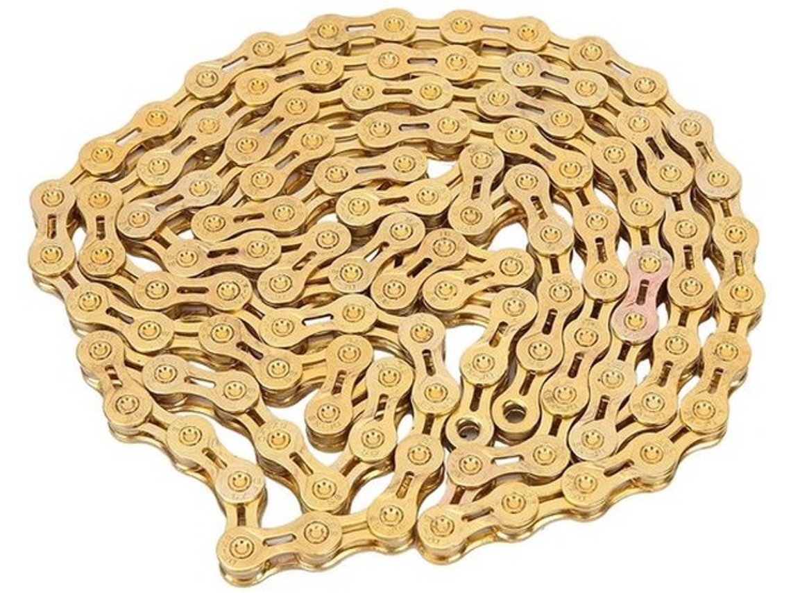 Elegante Ketting 9-vel - 116 Unidades - Muito Leve - Revestível - Compatível - Design Estilo - Cadeia De Bicicleta