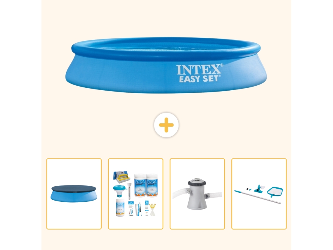 Intex Piscina Easy Set Redonda - 305x61 Cm - 5-peças Scb7