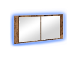 Conjunto 1 Armazenamento Para Banheiro Vidaxl Castanho Derivados De Madeira (100 X 12 X 45 Cm)