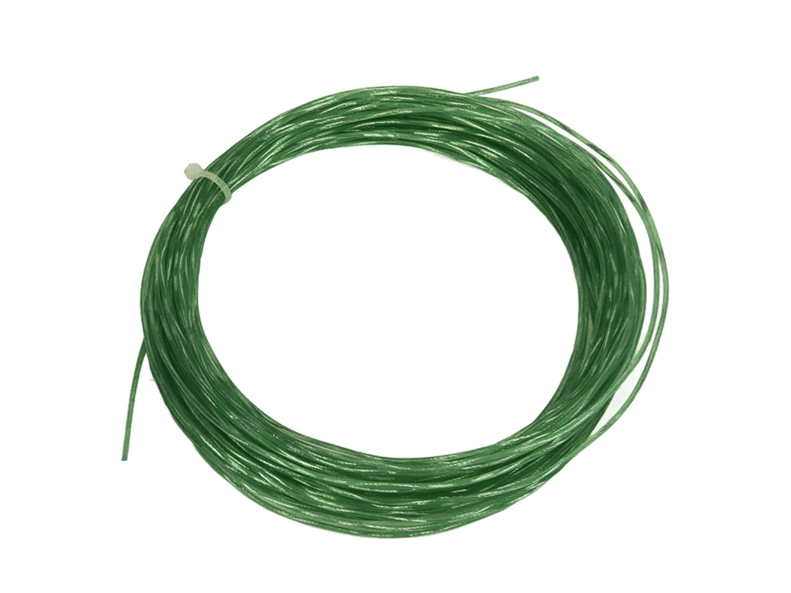 Linha de raquete de tênis nylon titânio elástica 12.2m 1.30mm resistente à desgaste, verde S/MARCA