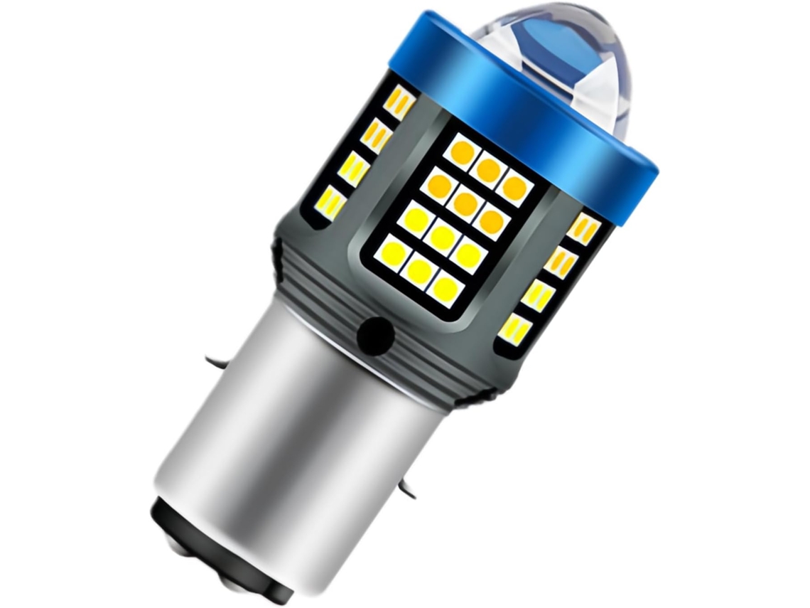 Lâmpada Led H4, Projetor H4, Alumínio, Luz Brilhante, Feixe Duplo