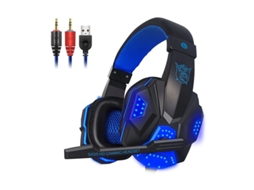 Auscultadores com Fio GOEIK USB e 2 Jack 3.5mm (On Ear - MicroAuriculares - Preto)
