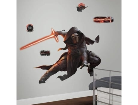 Adesivos gigantes reposicionáveis de Kylo Ren Star Wars Episódio VII 156x104 Thedecofactory