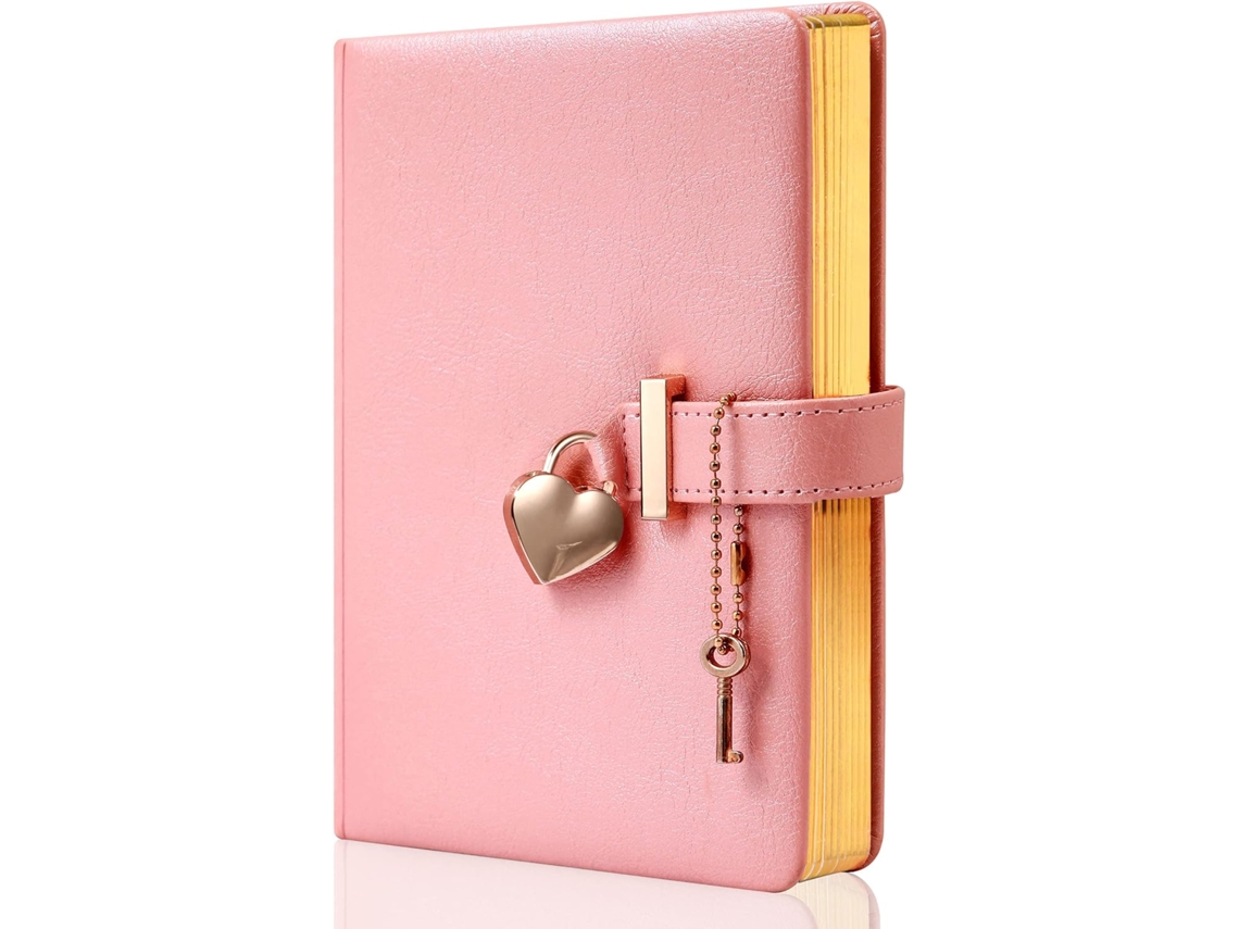 Cadeado Secreto Com Cadeado De Combinação Em Formato De Coração Para Meninas, 5,3 X 7 Polegadas Brilvibera
