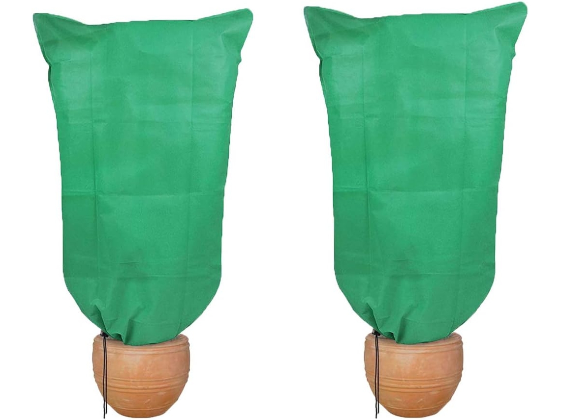 Peças Proteção De Plantas De Inverno Com Cordão 100x150 Cm Frost Pro Aquaforge (verde)