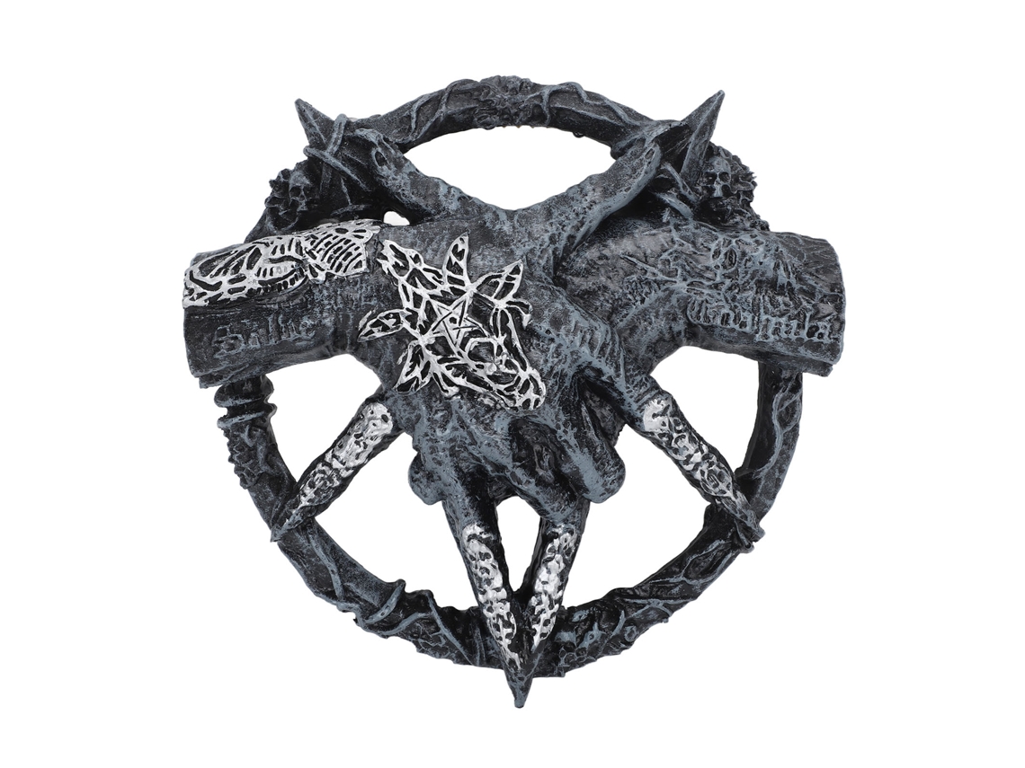 Estátua de Mãos de Diabo em Resina Baok para o Halloween, Escultura Horripilante e Requintada, Decoração com Acabamento Brilhante