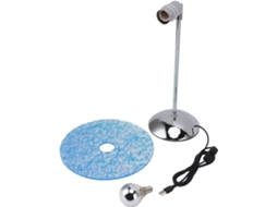 Luminária de mesa LED com plugue USB, lâmpada E14, luz ambiente decorativa para mesa, quarto, café e restaurante.