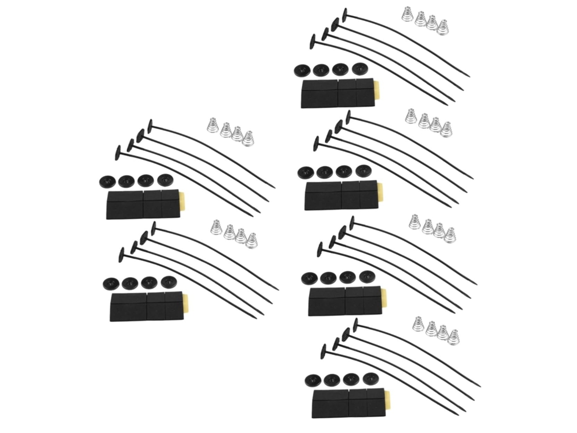 Kit De Acessórios Para Montagem De Ventoinha De Radiador De Carro Com 6 Peças