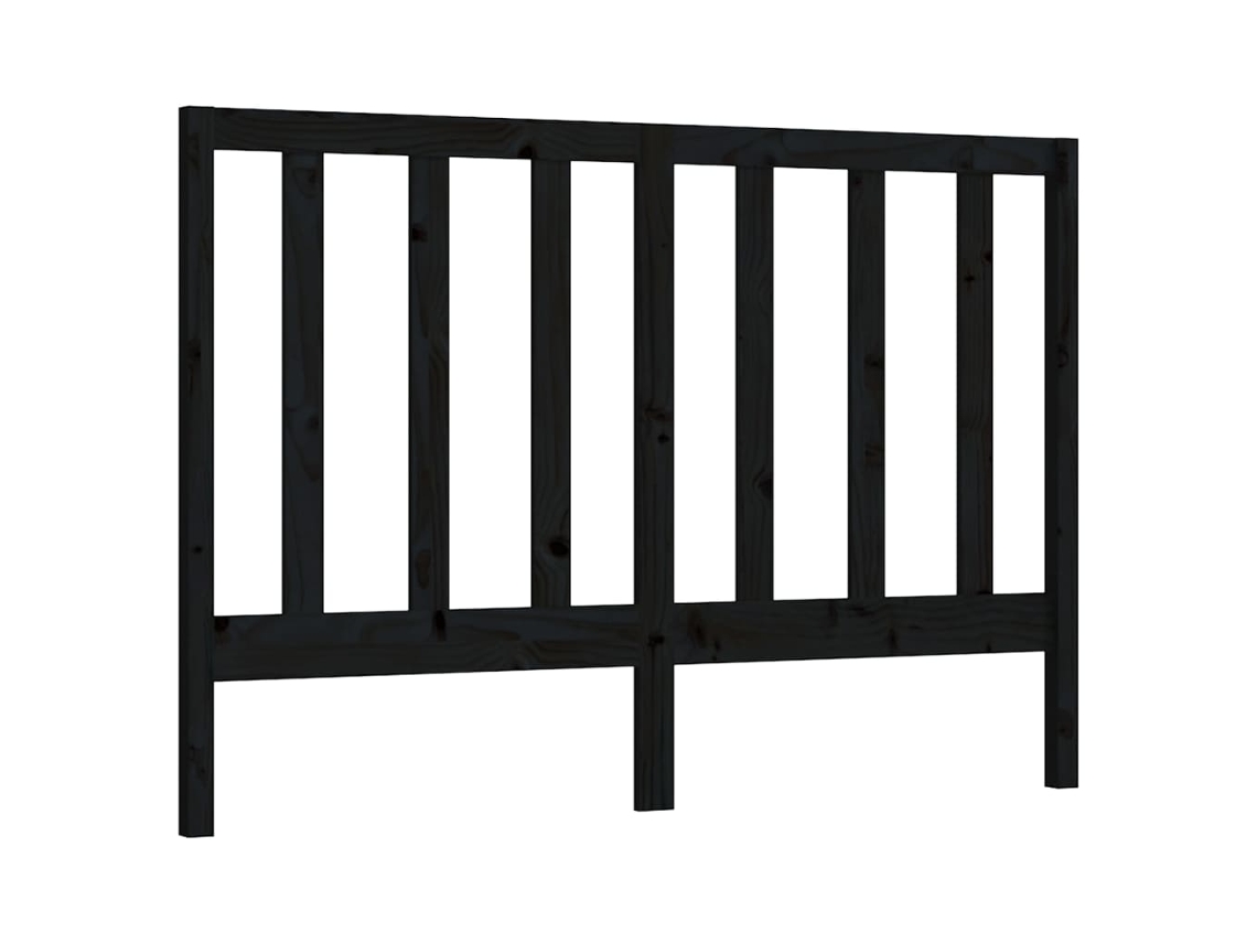 Cabeceira de Cama 146x4x100 Cm Pinho Maciço Marrom MAISON EXCLUSIVE