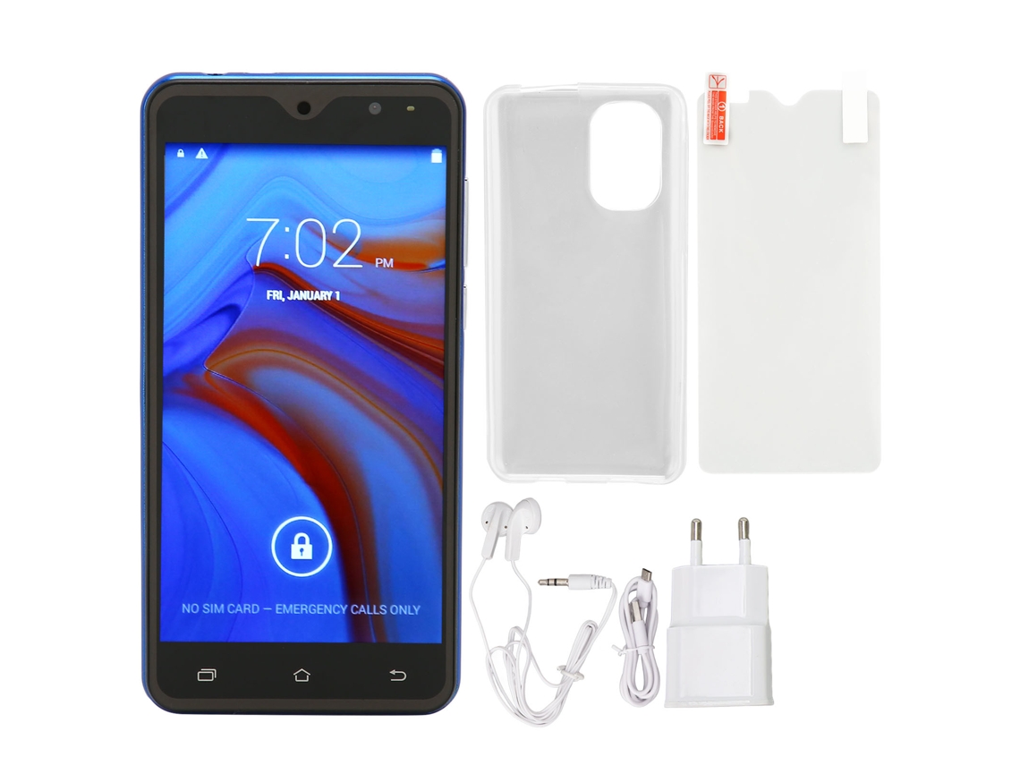 2026zentro-smartphone 5.0 Polegadas 2gb+16gb Android 11 Wifi 2.4g/5g Octa Core Dual Sim Desbloqueado Bivolt Plugue Eu