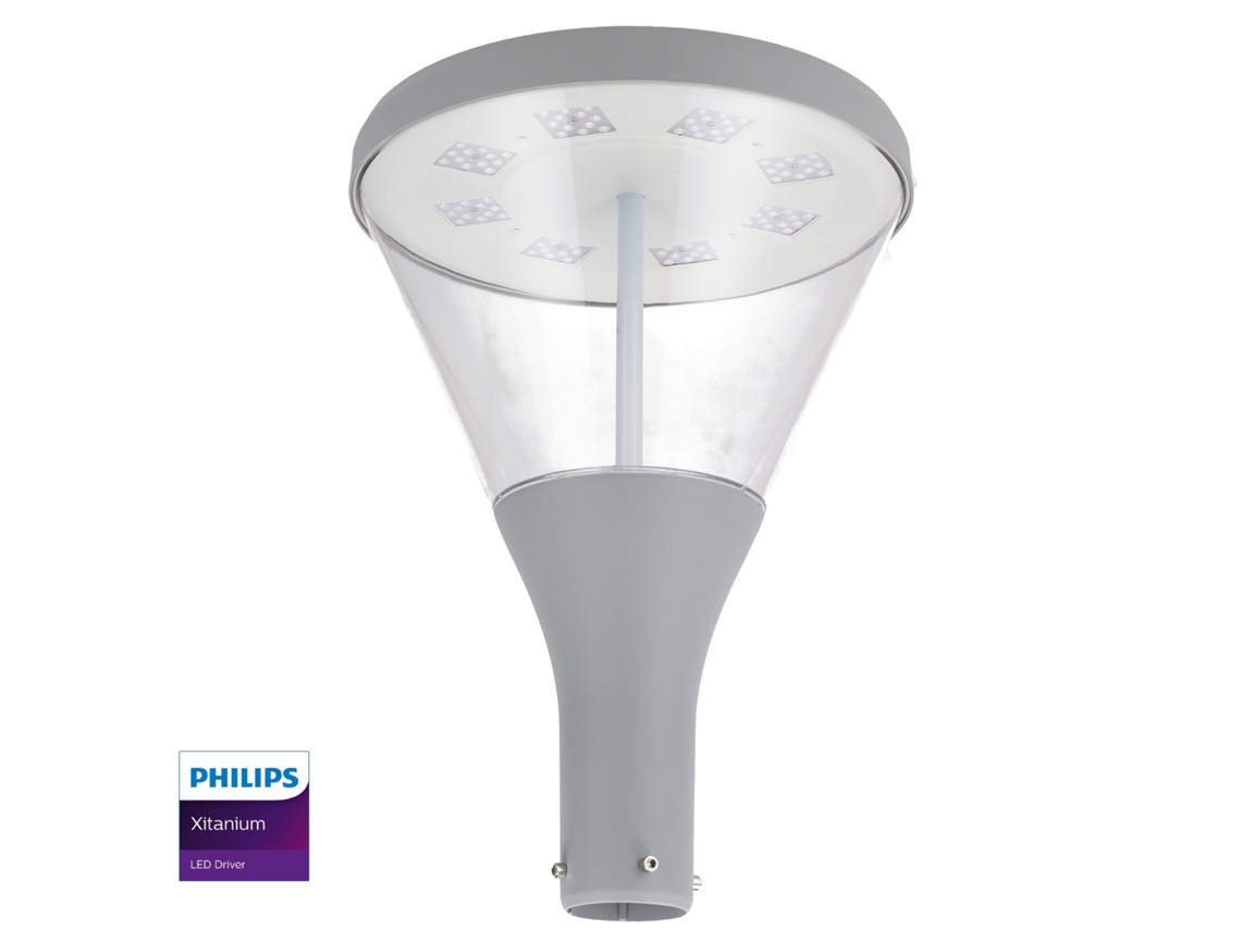Candeeiro De Pé Led Pro 65w 170 Lm/w Driver/led Philips Ip65 5000k