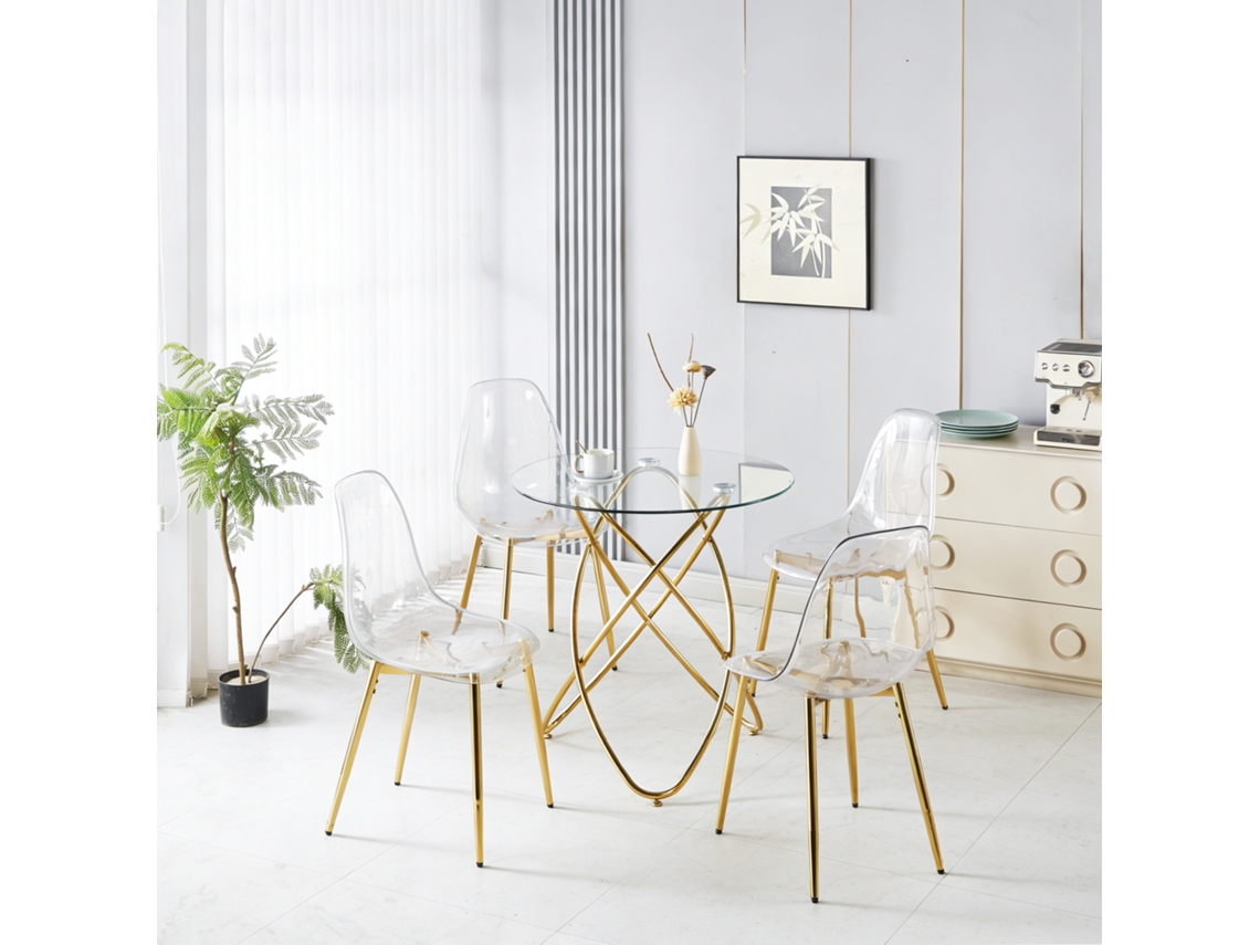 Conjunto Jantar 1+4 Mesa 4 Cadeiras