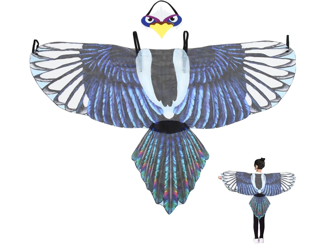 Conjunto De Asas De Águia Simuladas Para Meninos E Meninas, Acessório Criativo Para Cosplay.